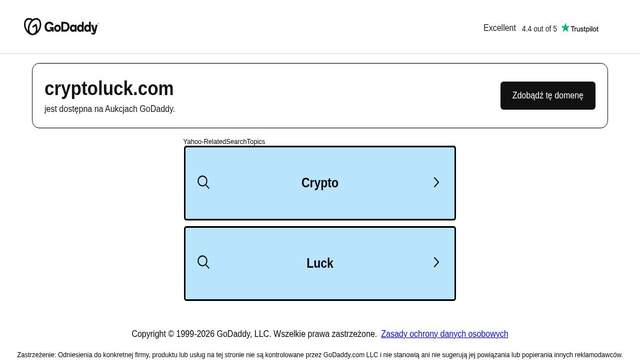 CryptoLuck casino screenshot